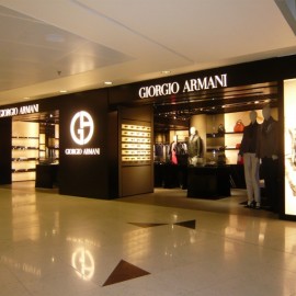 廣州太古匯喬治阿瑪尼專(zhuān)賣(mài)店裝修